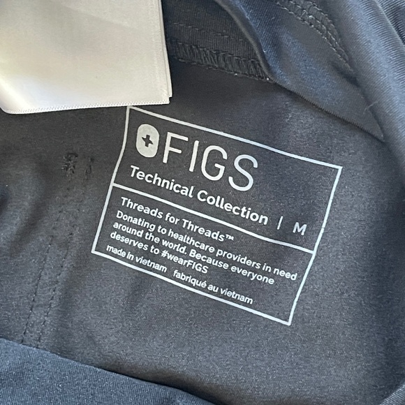 Figs Maternity Scrub Pants Women's M Yola Cargo Straight Over Belly Stretch - Picture 9 of 12